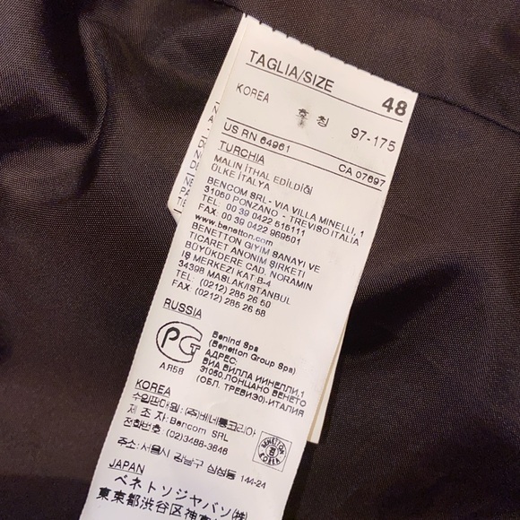 Vintage United Colors Of Benetton Blazer Size 14 - Picture 8 of 11